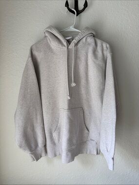 TNA Light Gray Pullover Hoodie Size Small